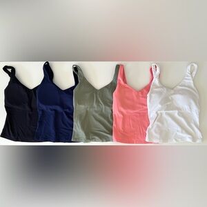 NWOT OFFLINE by Aerie American Eagle - Real Me Low Key Tank Top XS set of 5
